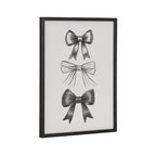 Gallery Coquette Preppy Retro Girly Black Bows Print by The Creative Bunch Studio