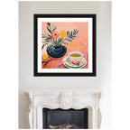 Framed Art Cozy Coffee by The Creative Bunch Studio