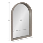 Hutton Wood Framed Arch Mirror