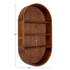 Hutton Wood Capsule Wall Shelf