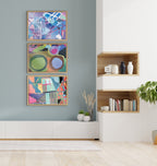 Blake Circle of Love Framed Printed Glass by Caleb Griswold