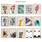 Sylvie MCM Mountains Framed Canvas by Rachel Lee of My Dream Wall