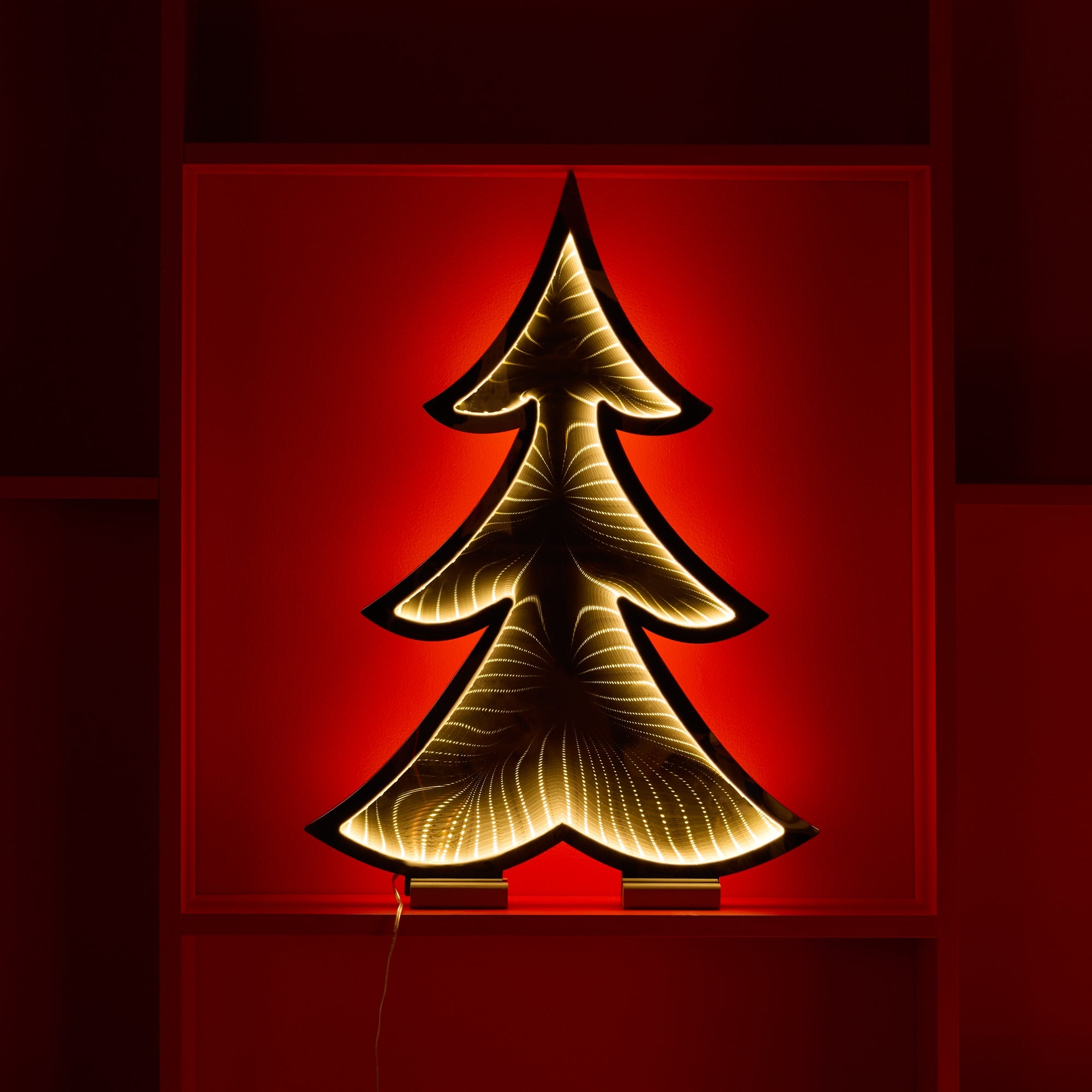 Melrose Tree Infinity Light, 24.5-Inch Height, Acrylic