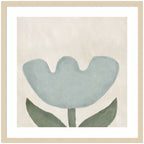 Blue Flower by Gabrielly Guedes Framed Wall Art Print