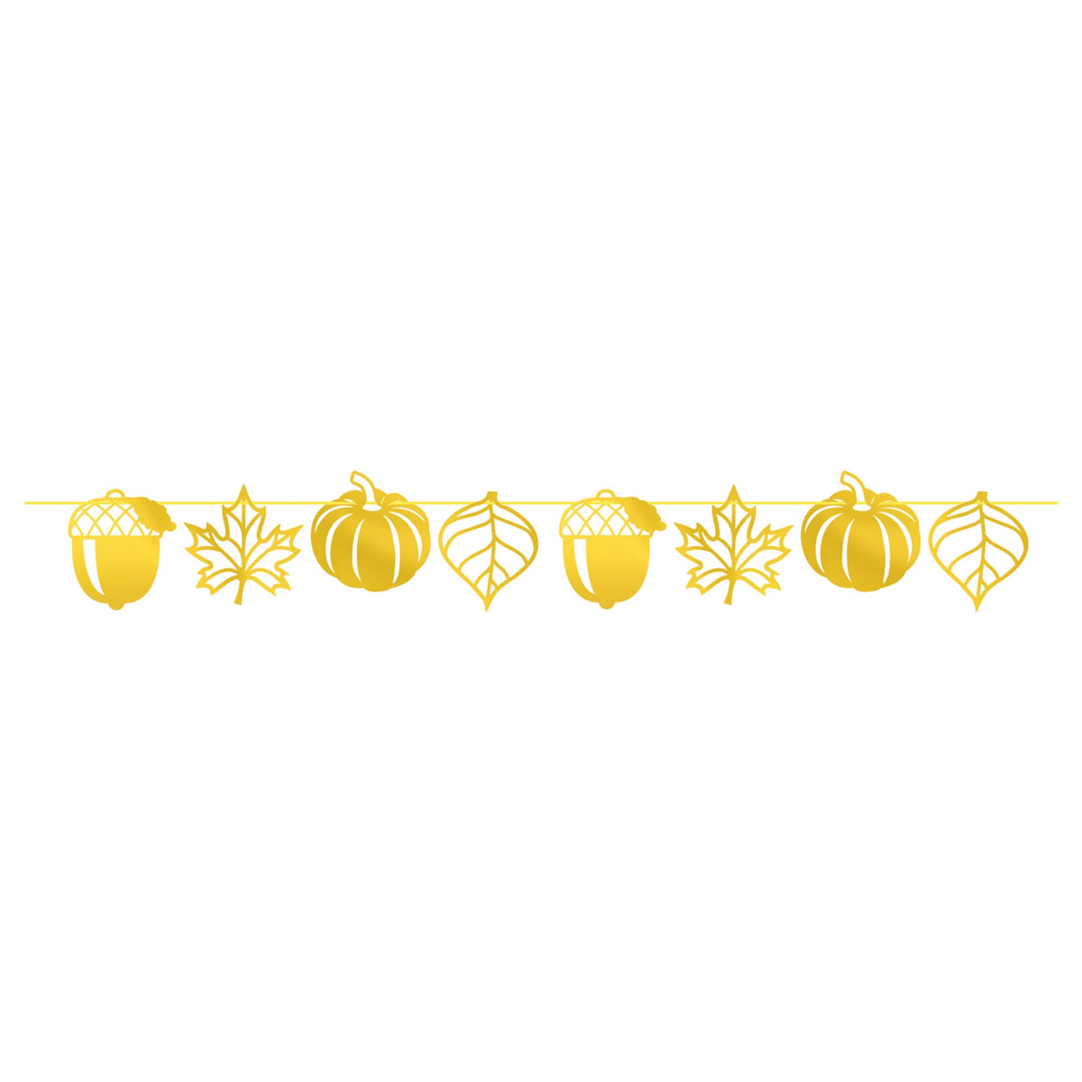 Foil DieCut Fall Streamer ( Pack Of 12 )