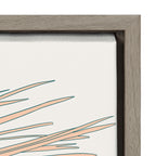 Sylvie Palms Framed Canvas by Alicia Schultz