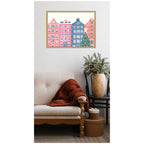 Sylvie Framed Canvas Festive Home by Teju Reval