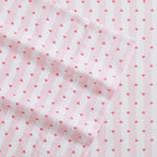 Betsey Johnson - King Bed Sheets, Soft & Lightweight Bedding, Fade & Wrinkle Resistant (Wonderland Stripe Pink, King)