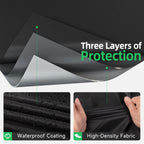 Mr.Cover 3-Seater Outdoor Couch Cover, Patio Furniture Covers Waterproof, Fits Up To 88W X 40D X 35H Inches, With Air Vent And Handles, Black
