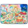 Silver Buffalo Rainbow Brite Plush Raschel Throw Blanket Featuring Rainbow Land, 45' X 60'