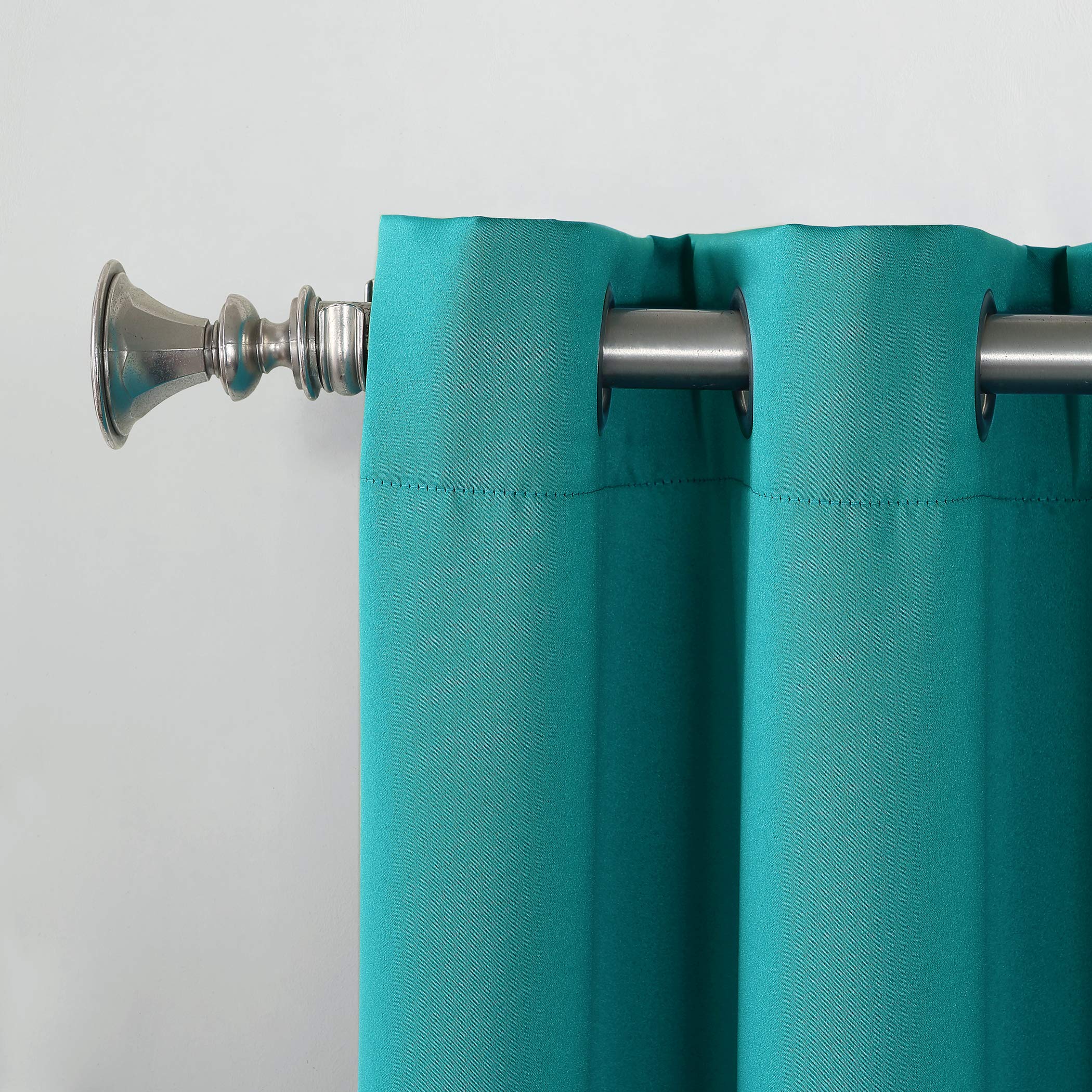 Sun Zero Becca Energy Efficient Grommet Curtain Panel, 40'' X 95'', Marine