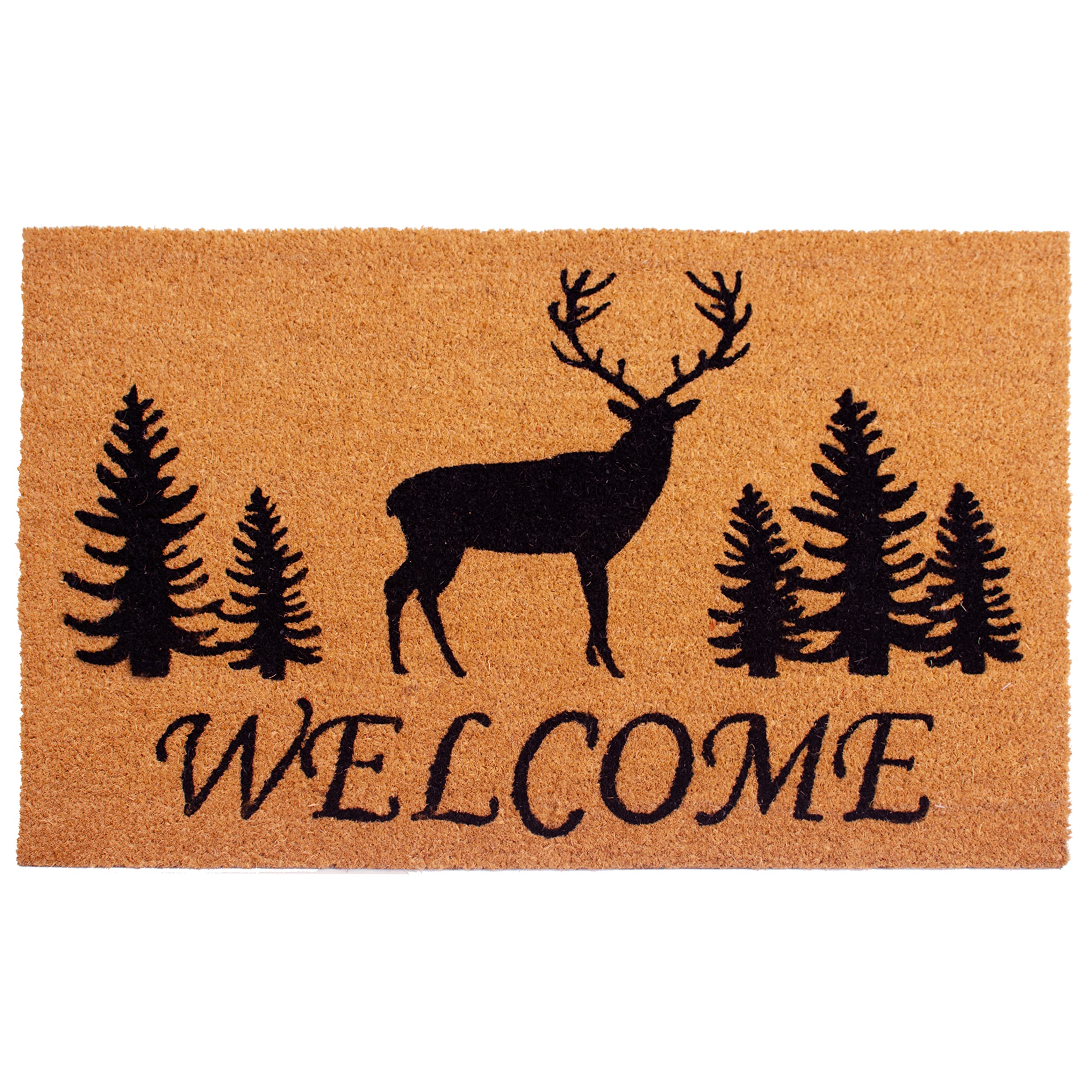 Calloway Mills 121472436 Deer Welcome Doormat 24' X 36'