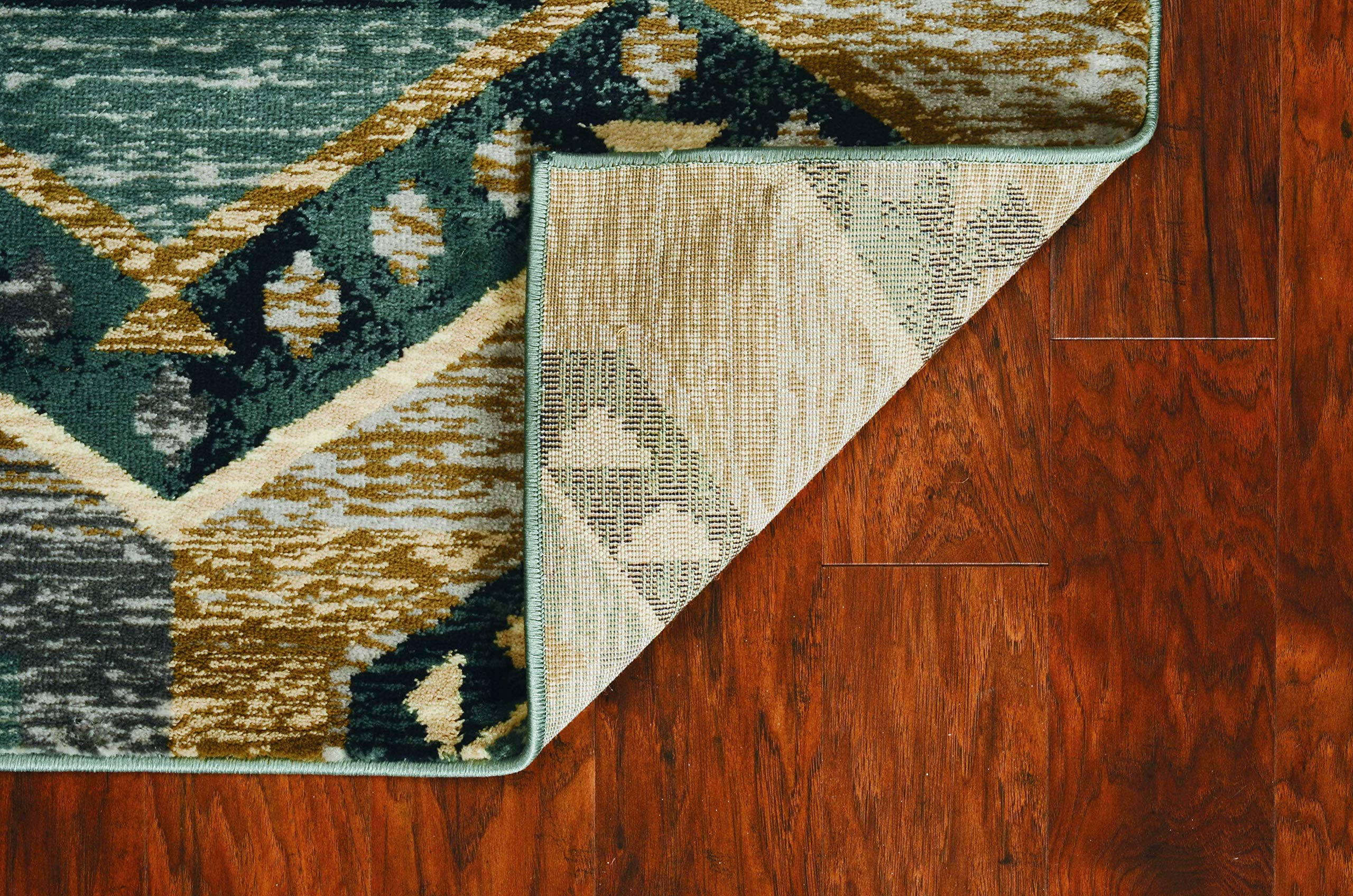 HomeRoots 8' X 10' Seafoam Lodge Area Rug