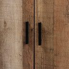 Baxton Studio Rustic Shoe Cabinet with Brown ID-SC003-Yosemile Oak-Shoe Rack