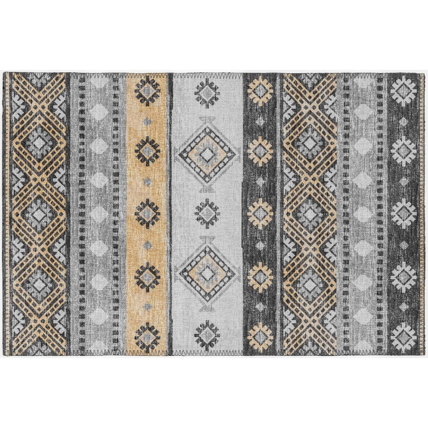 Sedona Sn12 Grey Transitional Rug Rectangle 3' X 5'