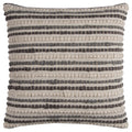 Rizzy Home | T11560 | 20"x20" Gray/Neutral/White Decorative Pillow | Cover Only
