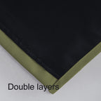 Lemomo Olive Green Thermal 100% Blackout Curtains/52 X 95 Inch/Set Of 2 Panels Room Darkening Curtains For Bedroom And Living Ro
