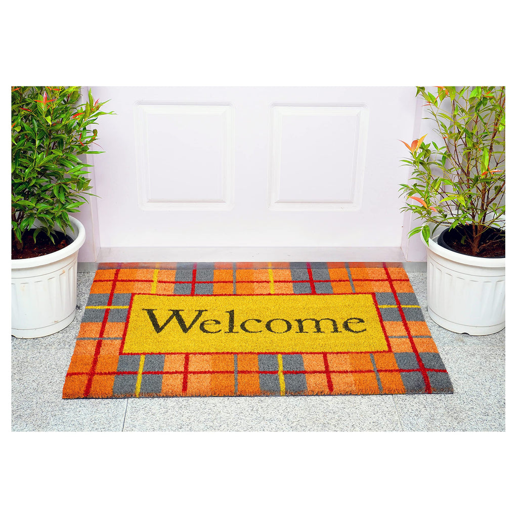 Calloway Mills Fall Plaid Doormat (Multi, 17' X 29' X 0.60')