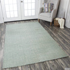 Rizzy Home | Tw2966 | Twist Collection | Wool Area Rug | 3' X 5' | Black/Off White Chevron