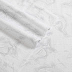 Eddie Bauer Home Sheets Cotton Percale Bedding Set, Crisp & Cool, Stylish Home Decor, Full, Fish Atol White/Grey