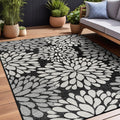 Beverly Rug Outdoor Rug 8X10 Modern Exotic Tropical Leaf Area Rugs For Indoor And Outdoor Patio Deck Porch Garden Water Resistan