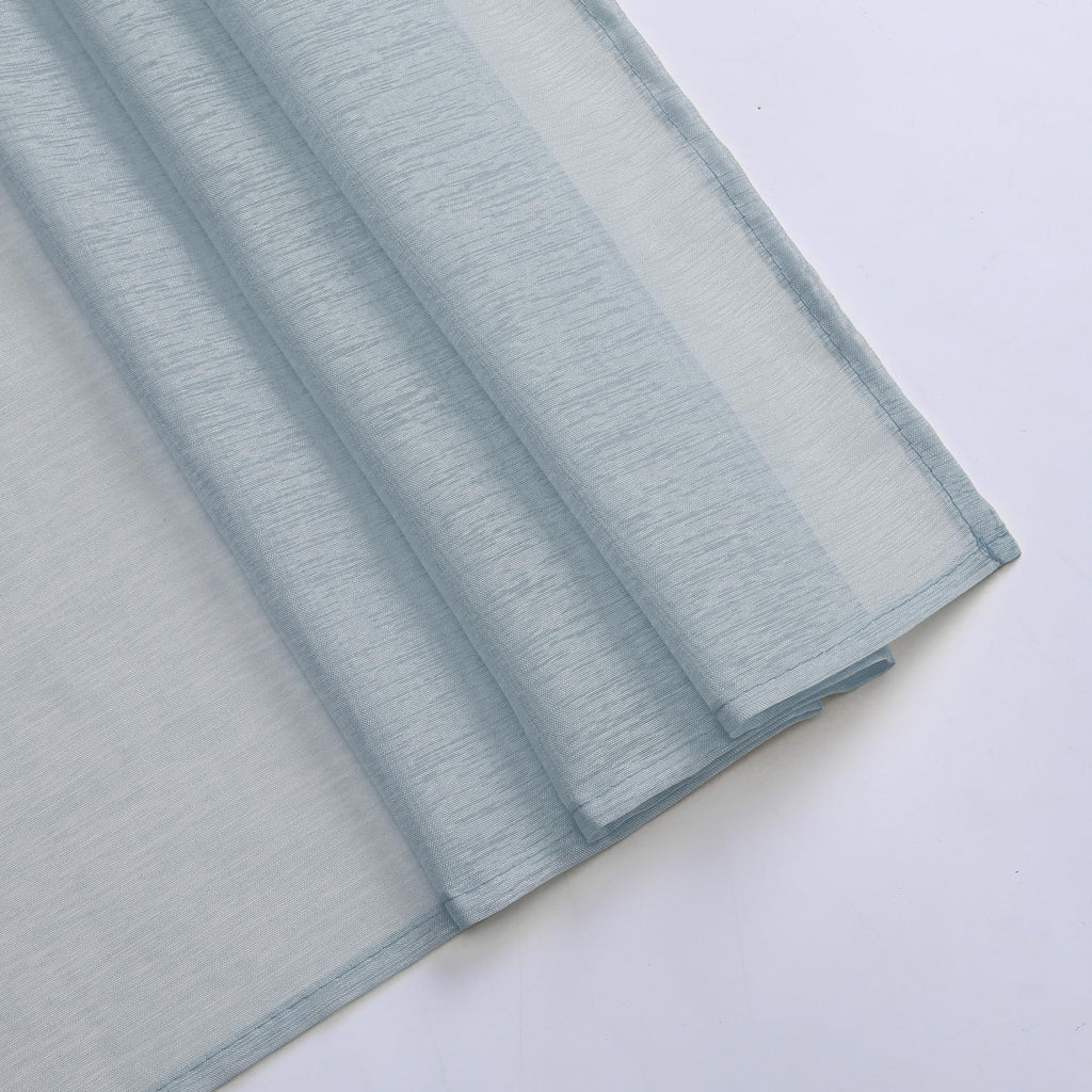 Donren Sheer Canopy Bed Curtains Panels- Elegant Solid Voile Sheer Valance Topper Long Window Treatment Scarf For Villa/Cottage