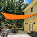 Tang Sunshdes Depot 13' X 18' Sun Shade Sail Rectangle Canopy Shade Cover Uv Block For Backyard Pergola Porch Deck Garden Patio
