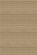 Mad Mats Geometric Outdoor Rug, Reversible Plastic Mat (6' X 9', Basic - Cream/Brown)