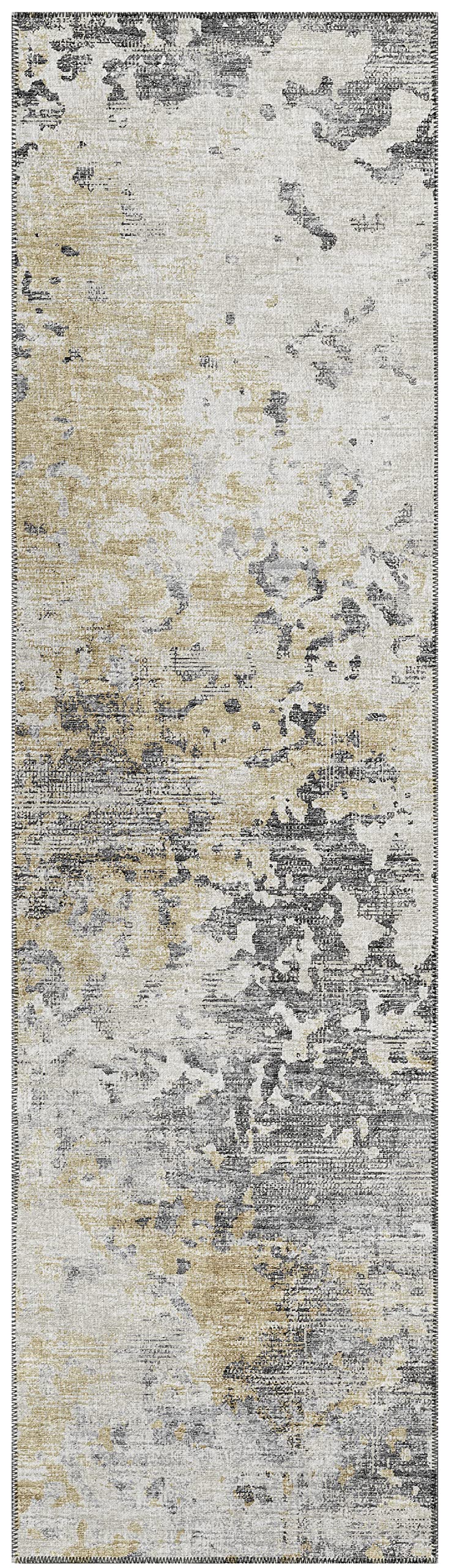 Addison Rugs Indoor/Outdoor Accord Aac35 Moody Washable 2'3" X 7'6" Indoor Outdoor Runner Rug, Easy Clean, Machine Washable, Non Shedding, Bedroom, Living Room, Dining Room, Kitchen, Patio Rug