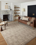 Loloi II Darby Collection DAR-07 Pebble/Sand 2-7 x 12-0 Runner Rug