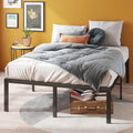ZINUS Yelena 18 Inch Queen Metal Platform Bed Frame, Steel Slat Support, No Box Spring Needed, Easy Assembly
