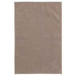Ikea Microfiber Supersoft Bath Shower Mat Rug Bathtub Bathroom Floor (Beige, 16 x 24)