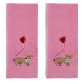 SKL Home Valentine Dachshund Hand Towel Set, 2 Count