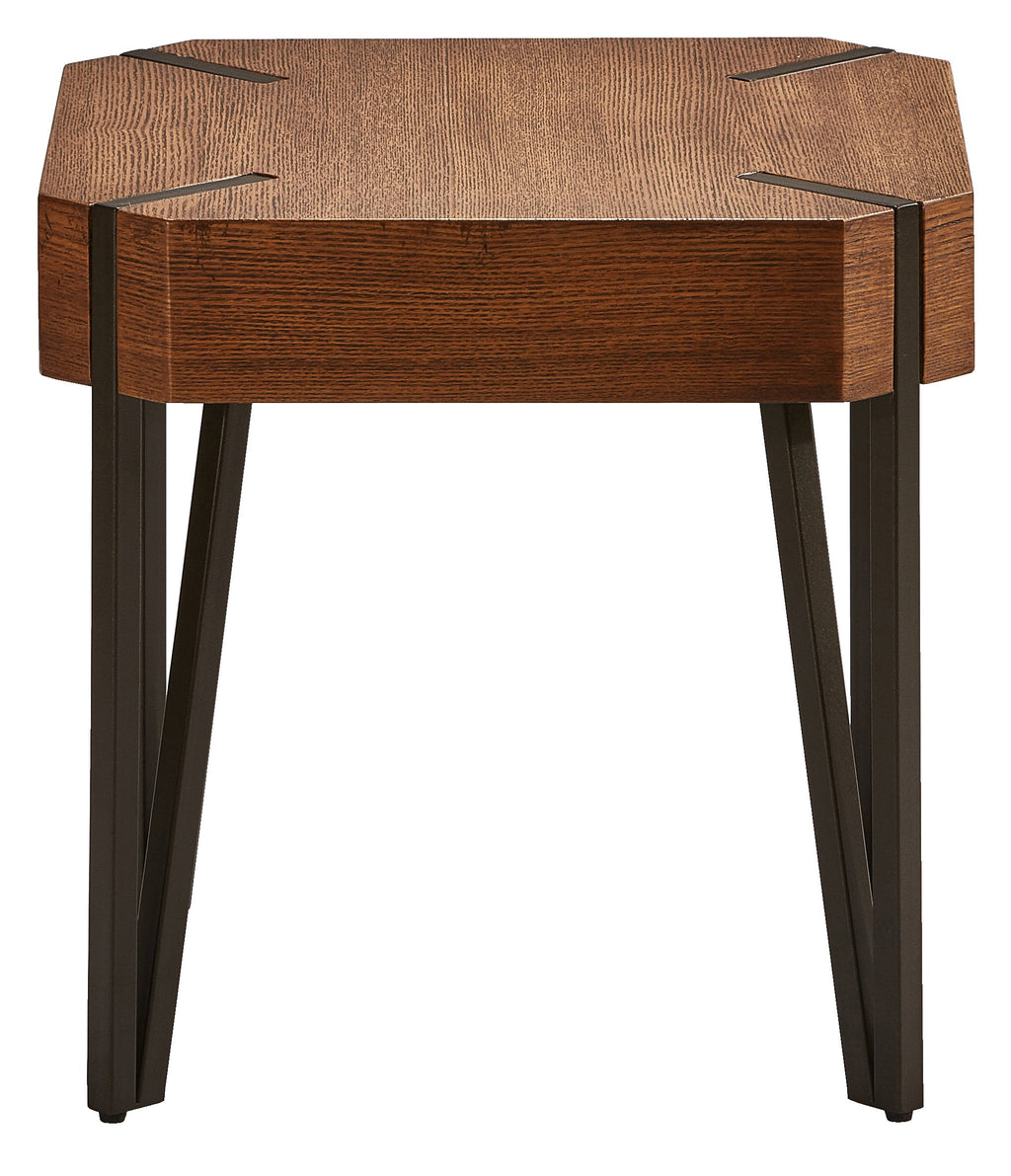 International Caravan Wood End Table
