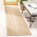 SAFAVIEH Cape Cod Collection Runner Rug - 23 x 8, Natural, Handmade Flat Weave Jute, Ideal for High Traffic Areas in Living Ro