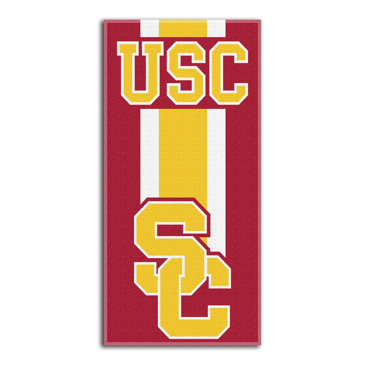 The Northwest Company NCAA USC Trojans Beach Towel, 30 x 60, Zone Read