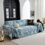 Mysky Home Sectional Couch Cover Sage Abstract Geometric Sofa Covers For Sectional Sofa L Shape Chenille Couch Protector For Dog