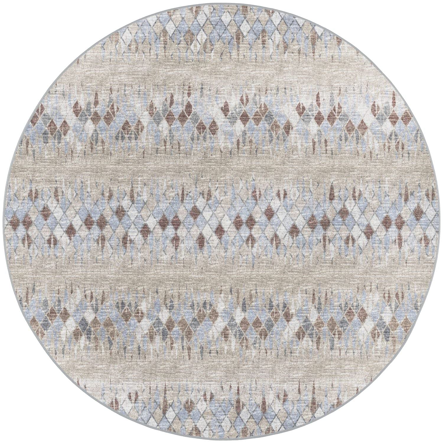 Winslow Wl5 Taupe Transitional Rug Round 10' X 10'