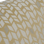 Blazing Needles Square Polyester Jacquard Throw Pillows, 17", Banyan Camel 2 Count