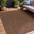 Beverly Rug Indoor Outdoor Rug 8X10, Washable Outside Carpet For Patio, Deck, Porch, Solid Modern Area Rug, Water Resistant, Gol