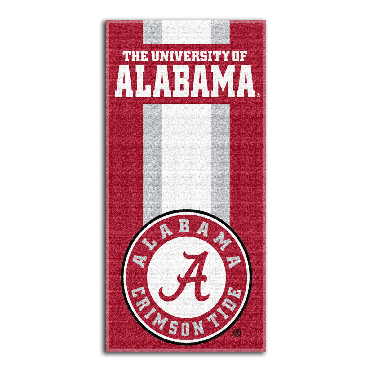 The Northwest Company NCAA Alabama Crimson Tide Beach Towel, 30 x 60, Zone Read