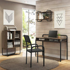 Techni Mobili 2-Tier Bookshelf, Cube Storage For Living Room Or Home Office, Open Back Shelves For Display Or Storage, Walnut