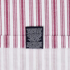 Nautica - Queen Sheets, Cotton Percale Bedding Set, Casual Home Decor (Coleridge Stripe Red, Queen)
