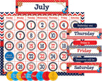 Teacher Created Resources Nautical Calendar Bulletin Board Display Set