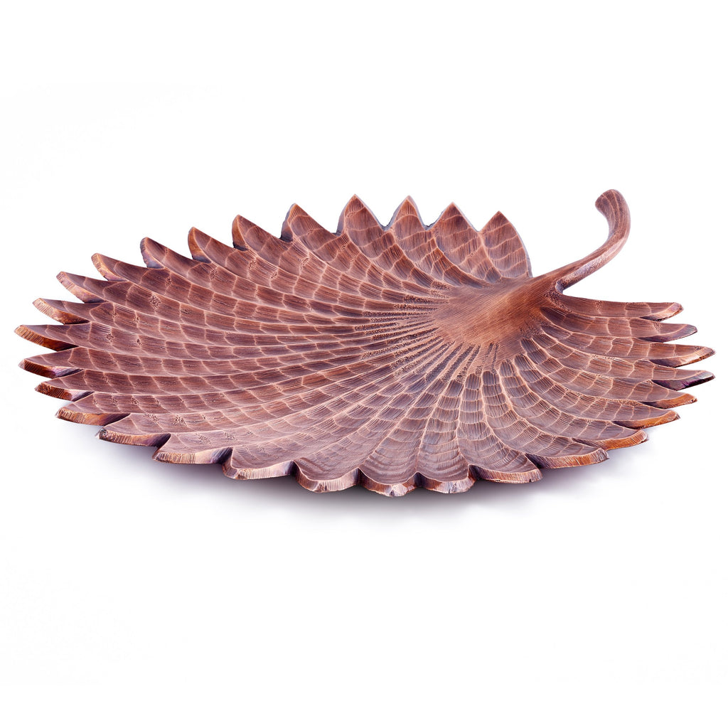 Old Dutch Tribal Leaf Dish