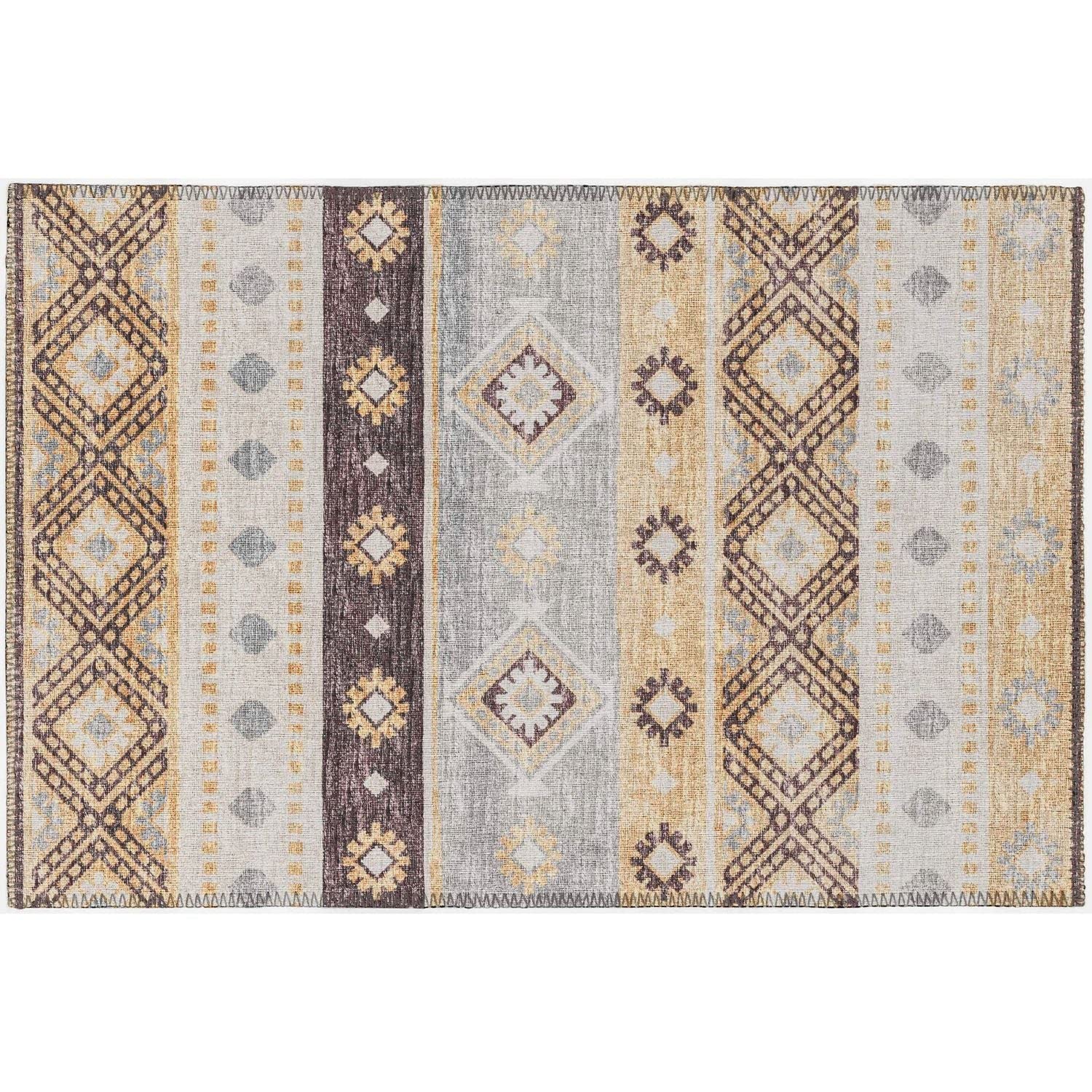 Sedona Sn12 Gold Transitional Rug Rectangle 3' X 5'