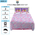 Franco Kids Bedding Super Soft Microfiber Sheet Set, Full, Paw Patrol Girls
