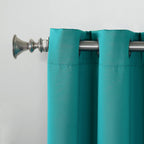 Sun Zero Barrow 2-Pack Energy Saving Grommet Curtain Panel Pair, 54'' X 54, Marine Blue