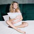 100% Egyptian Cotton Pillow Protectors Set Of 4, 600 Thread Count Standard Size Bed Pillow Cases With Zipper, Cooling Pillow Cas