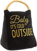 Pavilion Gift 72273 Baby It'S Cold Outside- Velvet Tall-2 Pounds Door Stopper, 6', Black